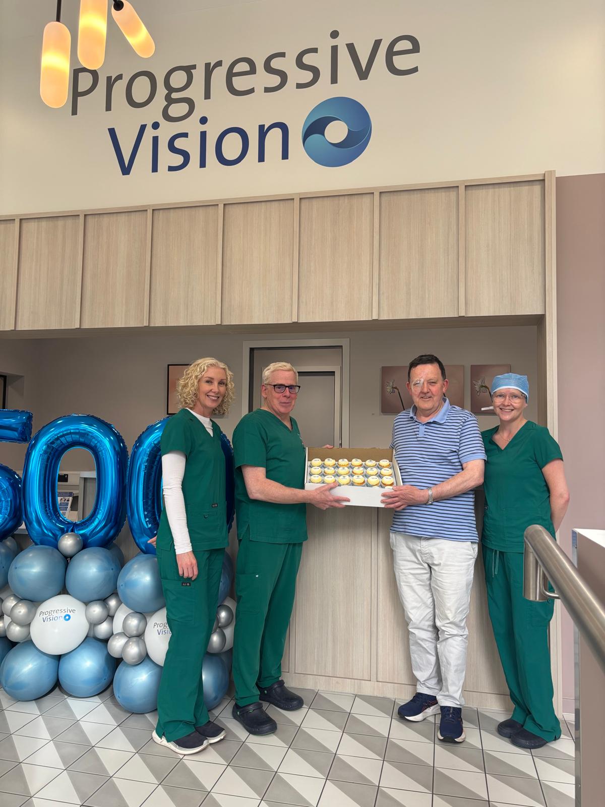 Celebrating a Milestone: Progressive Vision’s 500th Cataract Surgery Patient